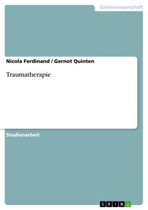 Cover of the book Traumatherapie by Kai Pohl