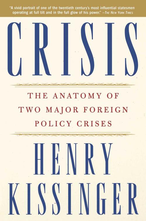 Cover of the book Crisis by Henry Kissinger, Simon & Schuster