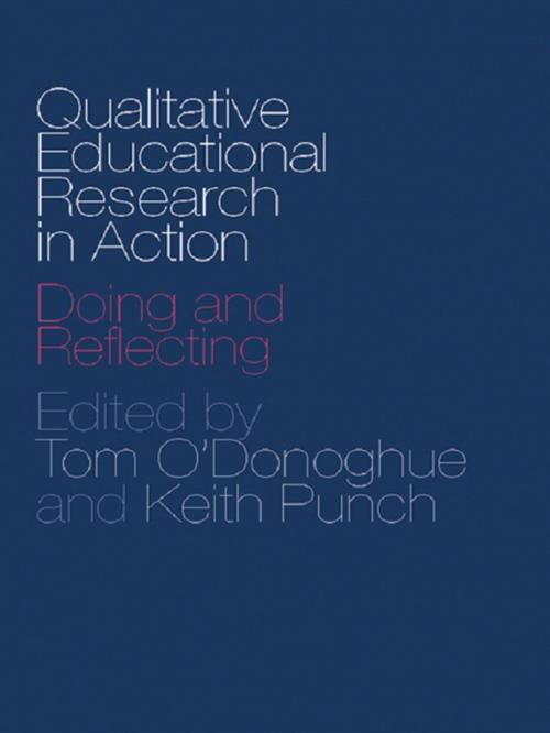 Cover of the book Qualitative Educational Research in Action by , Taylor and Francis