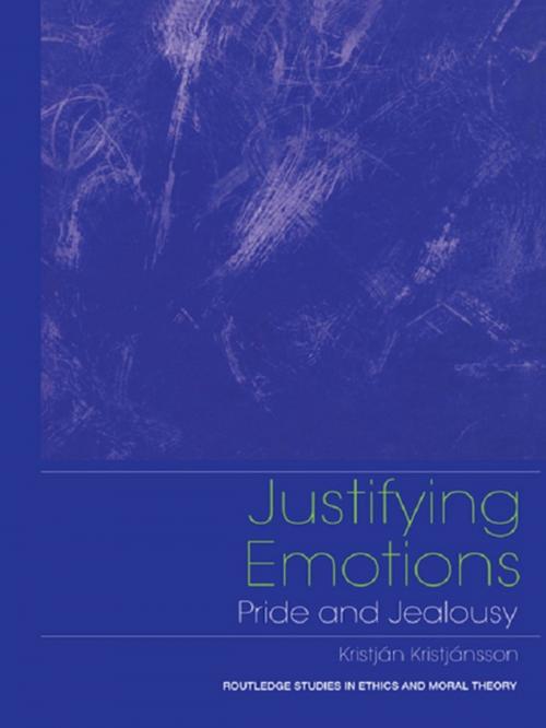Cover of the book Justifying Emotions by Kristjan Kristjansson, Taylor and Francis