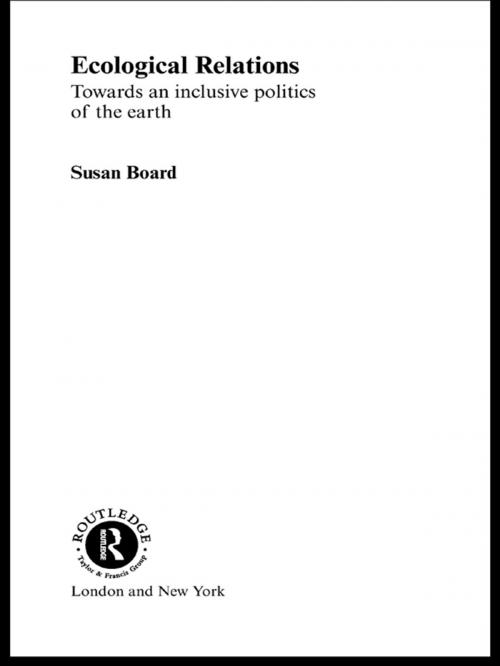 Cover of the book Ecological Relations by Susan Board, Taylor and Francis