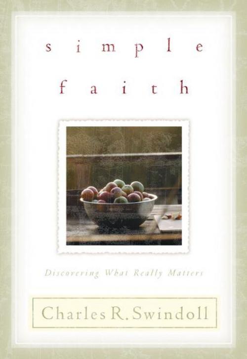 Cover of the book Simple Faith by Charles R. Swindoll, Thomas Nelson