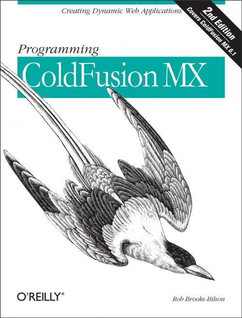 Cover of the book Programming ColdFusion MX by Rob Brooks-Bilson, O'Reilly Media