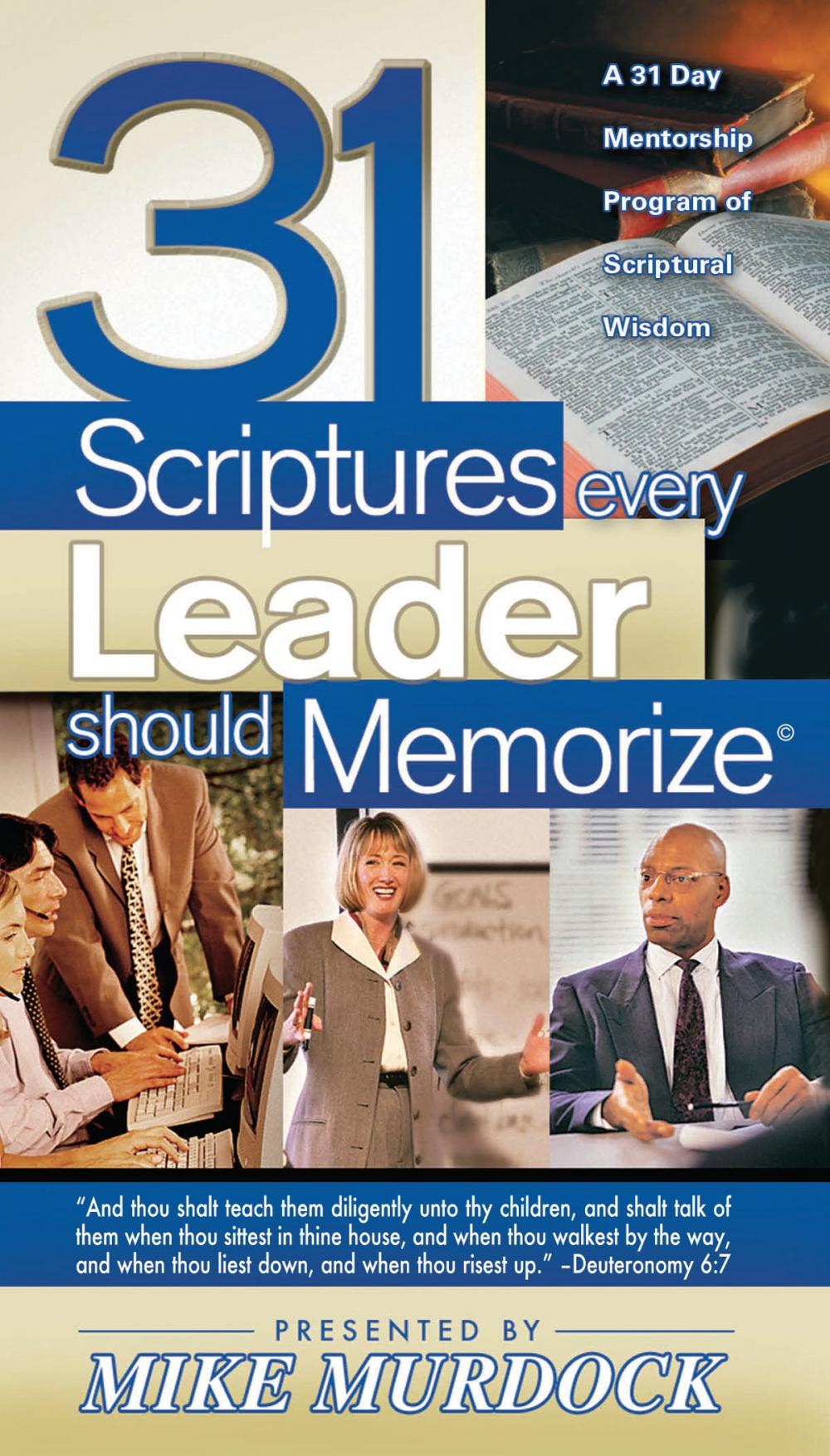 Big bigCover of 31 Scriptures Every Leader Should Memorize