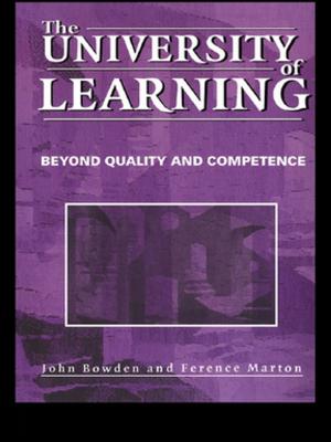Cover of the book The University of Learning by John P. Tuman, John T. Morris