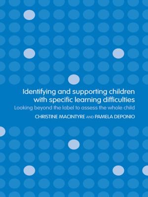 Book cover of Identifying and Supporting Children with Specific Learning Difficulties