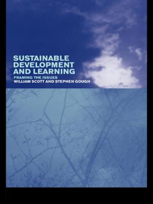 Book cover of Sustainable Development and Learning: framing the issues