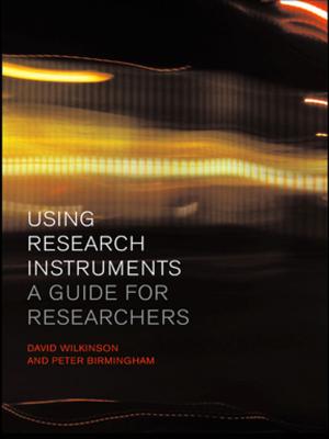 Book cover of Using Research Instruments