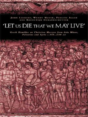 Cover of the book 'Let us die that we may live' by 