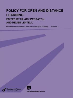 Cover of the book Policy for Open and Distance Learning by Pietro Bianchi