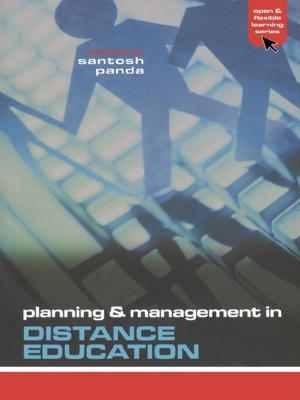 Cover of the book Planning and Management in Distance Education by Sonu Shamdasani