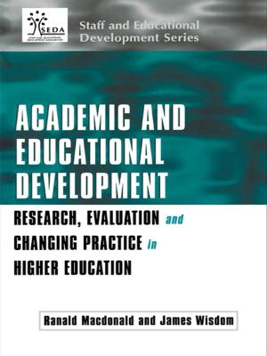 Cover of the book Academic and Educational Development by E. Hudson Long, J. R. LeMaster