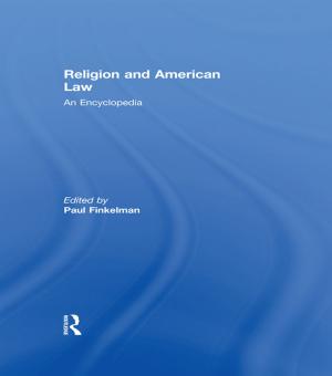 Cover of the book Religion and American Law by A R Caponigri