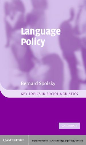 Cover of the book Language Policy by Elizabeth J. Wilson, Tarla Rai Peterson, Jennie C. Stephens