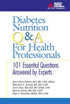 Cover of the book Diabetes Nutrition Q&A for Health Professionals by Laura Hieronymus, C.D.E, Christine Tobin, RN