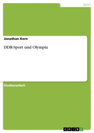 Cover of the book DDR-Sport und Olympia by Marco Kienlein