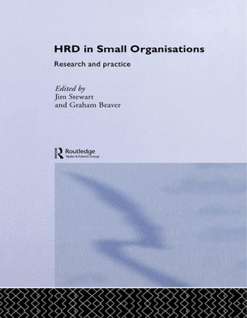 Cover of the book Human Resource Development in Small Organisations by , Taylor and Francis