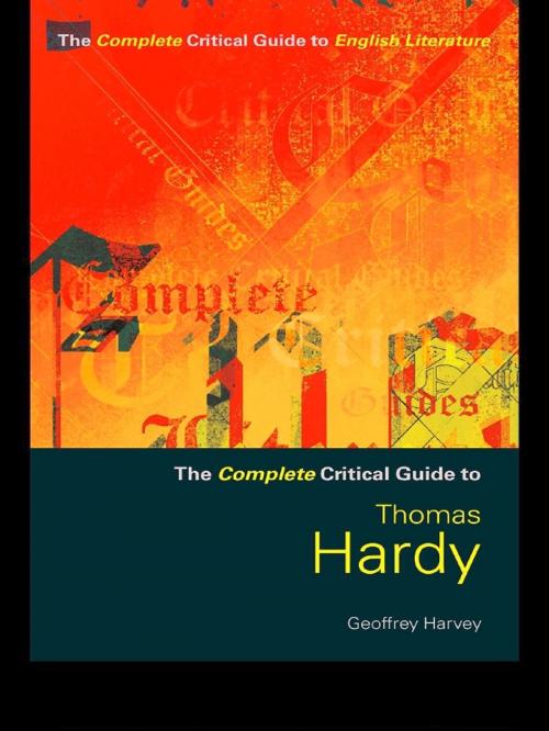 Cover of the book Thomas Hardy by Geoffrey Harvey, Taylor and Francis