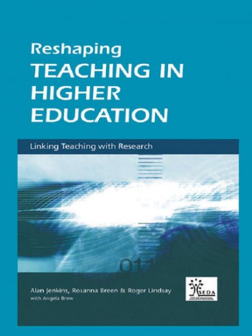 Cover of the book Reshaping Teaching in Higher Education by Rosanna Breen, Angela Brew, Alan Jenkins, Roger Lindsay, Taylor and Francis