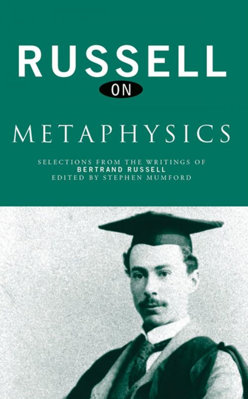 Cover of the book Russell on Metaphysics by Bertrand Russell, Taylor and Francis