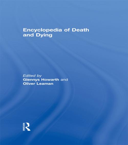 Cover of the book Encyclopedia of Death and Dying by , Taylor and Francis