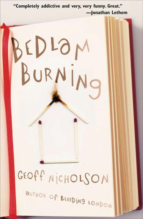 Cover of the book Bedlam Burning by Geoff Nicholson, ABRAMS (Ignition)