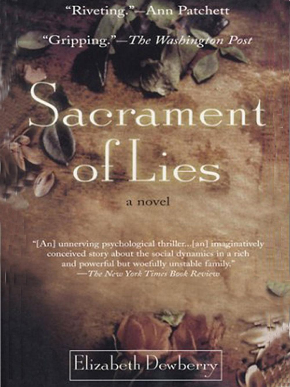 Big bigCover of Sacrament of Lies