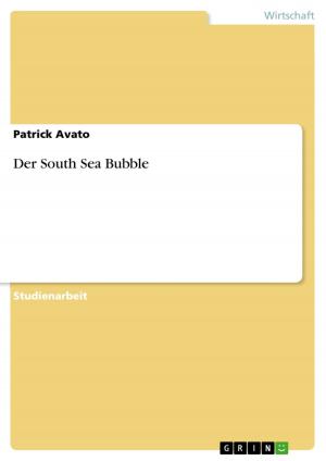 Cover of the book Der South Sea Bubble by Sabine Klatt