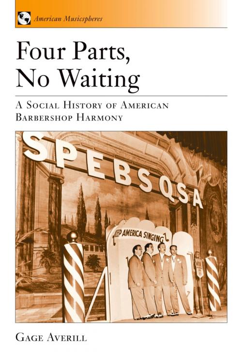 Cover of the book Four Parts, No Waiting by Gage Averill, Oxford University Press