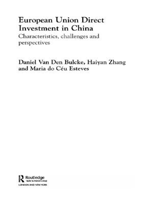 bigCover of the book European Union Direct Investment in China by 