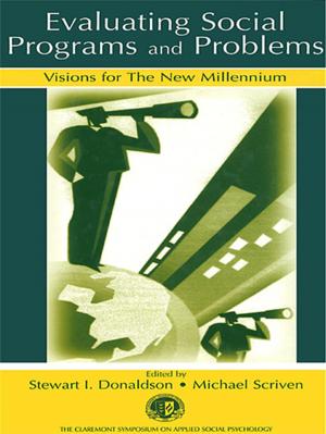 Cover of the book Evaluating Social Programs and Problems by John S. Munday