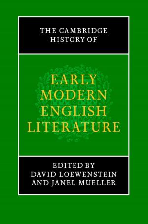 Cover of the book The Cambridge History of Early Modern English Literature by Roman Studer