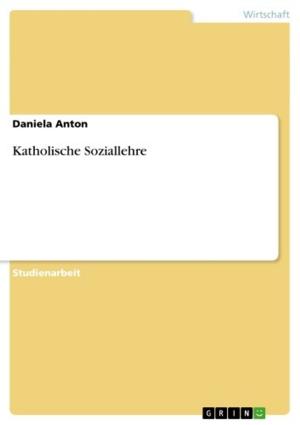 Cover of the book Katholische Soziallehre by Daniela Kaya
