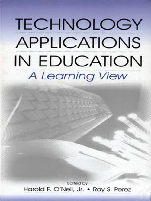 Cover of the book Technology Applications in Education by , Taylor and Francis