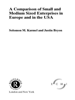 Cover of the book Comparison of Small and Medium Sized Enterprises in Europe and in the USA by 