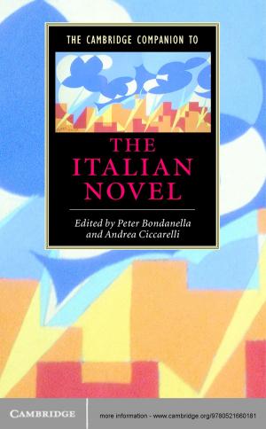 Cover of The Cambridge Companion to the Italian Novel