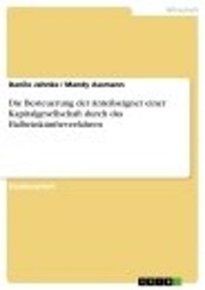 Cover of the book Die Besteuerung der Anteilseigner einer Kapitalgesellschaft durch das Halbeinkünfteverfahren by Stephan Glöckner