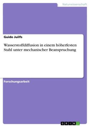 Cover of the book Wasserstoffdiffusion in einem höherfesten Stahl unter mechanischer Beanspruchung by Jens Lukasik
