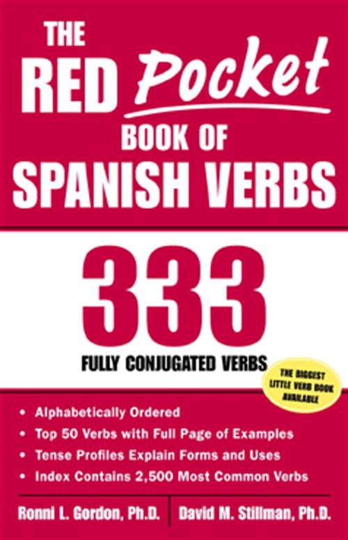 Cover of the book The Red Pocket Book of Spanish Verbs : 333 Fully Conjugated Verbs by Ronni Gordon, David Stillman, Mcgraw-hill