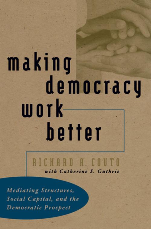 Cover of the book Making Democracy Work Better by Richard A. Couto, The University of North Carolina Press