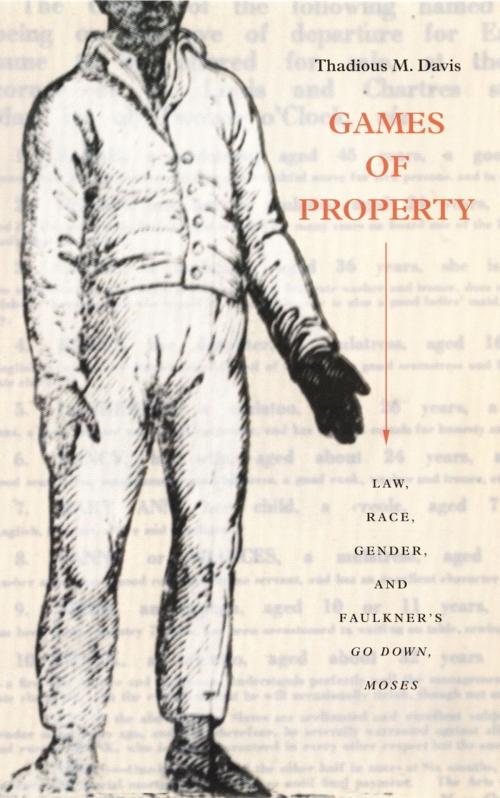 Cover of the book Games of Property by Thadious M. Davis, Duke University Press