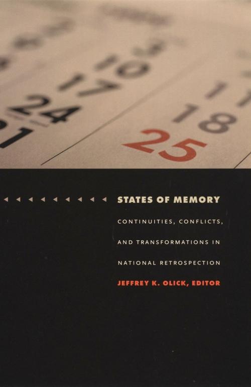 Cover of the book States of Memory by Julia Adams, George Steinmetz, Fred C. Corney, Simonetta  Falasca Zamponi, Duke University Press