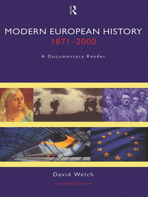 Cover of the book Modern European History 1871-2000 by David Welch, Taylor and Francis