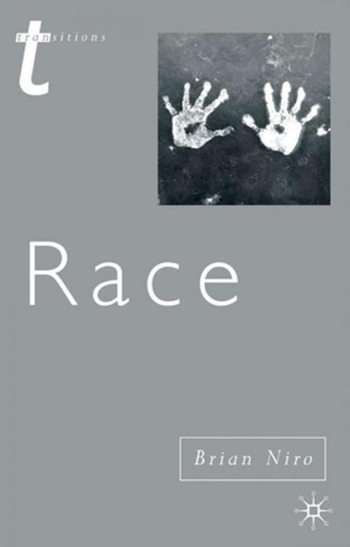 Cover of the book Race by Brian Niro, Palgrave Macmillan