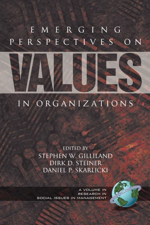 Cover of the book Emerging Perspectives on Values in Organizations by , Information Age Publishing