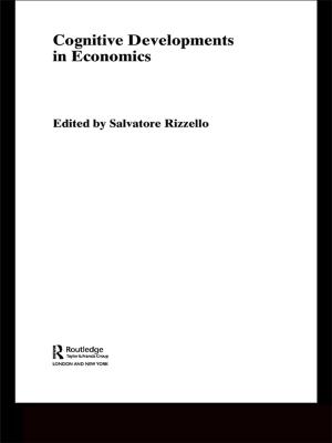 Cover of the book Cognitive Developments in Economics by Jürgen R. Grote, Claudius Wagemann