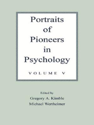 Cover of the book Portraits of Pioneers in Psychology by Seán Street