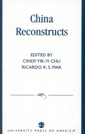 Cover of the book China Reconstructs by Patricia Albers, Beatrice Medicine