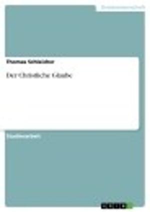 Cover of the book Der Christliche Glaube by Marek Peters