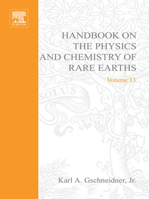 Cover of the book Handbook on the Physics and Chemistry of Rare Earths by K.A. Gschneidner, Vitalij K. Pecharsky, Jean-Claude G. Bunzli, Diploma in chemical engineering (EPFL, 1968)PhD in inorganic chemistry (EPFL 1971), Elsevier Science